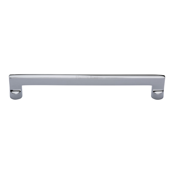 C0345 203-PC • 203 x 222 x 35mm • Polished Chrome • Heritage Brass Trident Cabinet Pull Handle